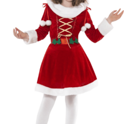 Smiffys Little Miss Santa Costume
