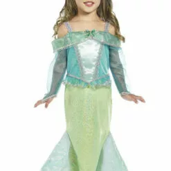 Smiffys Fairytales Kids Green Mermaid Costume