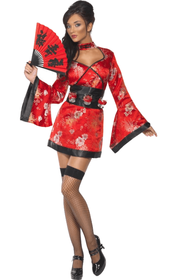 Smiffys Around The World Vodka Geisha Costume 1 Smiffys Around The World Vodka Geisha Costume