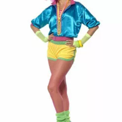 Smiffys Womens 80s Roller Disco Girl Costume
