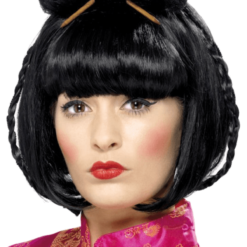 Smiffys Adult Asian Lady Black Wig