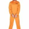 Orion Costumes Adult Orange Prisoner Costume Costumes Under £20