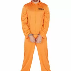Orion Costumes Adult Orange Prisoner Costume Costumes Under £20