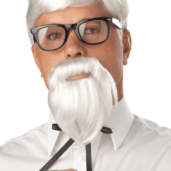 California Costumes The Colonel Wig & Moustache American / USA