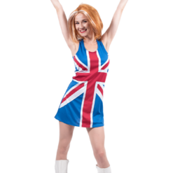 Orion Costumes Around The World Womens Union Jack Spice Girl Costume