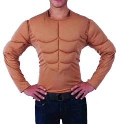 Orion Costumes Adult Printed Muscle Chest Top Novelty