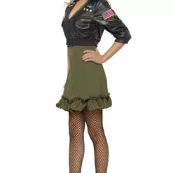 Smiffys Top Gun Diva Costume Military