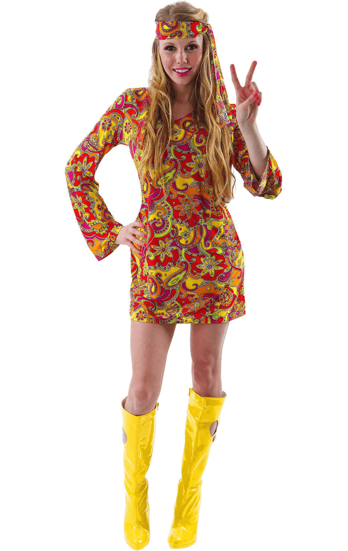 Orion Costumes Ladies 60s Hippie Costume Costumes Under £20 1 Orion Costumes Ladies 60s Hippie Costume Costumes Under £20