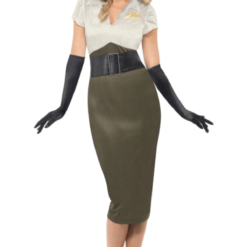 Smiffys Womens 1940s Army Girl Costume