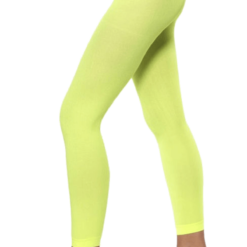 Smiffys 1980's Green Footless Tights
