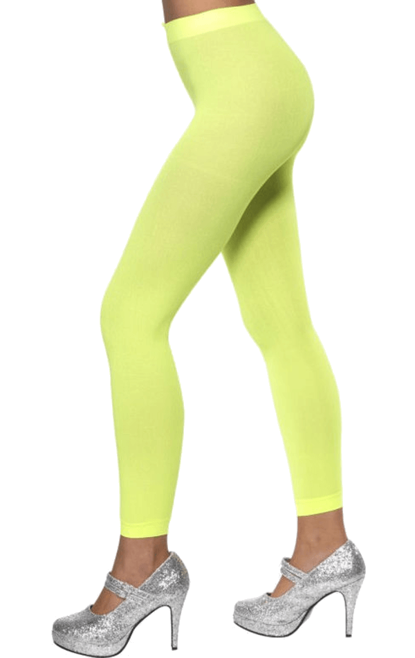 Smiffys 1980's Green Footless Tights 1 Smiffys 1980's Green Footless Tights