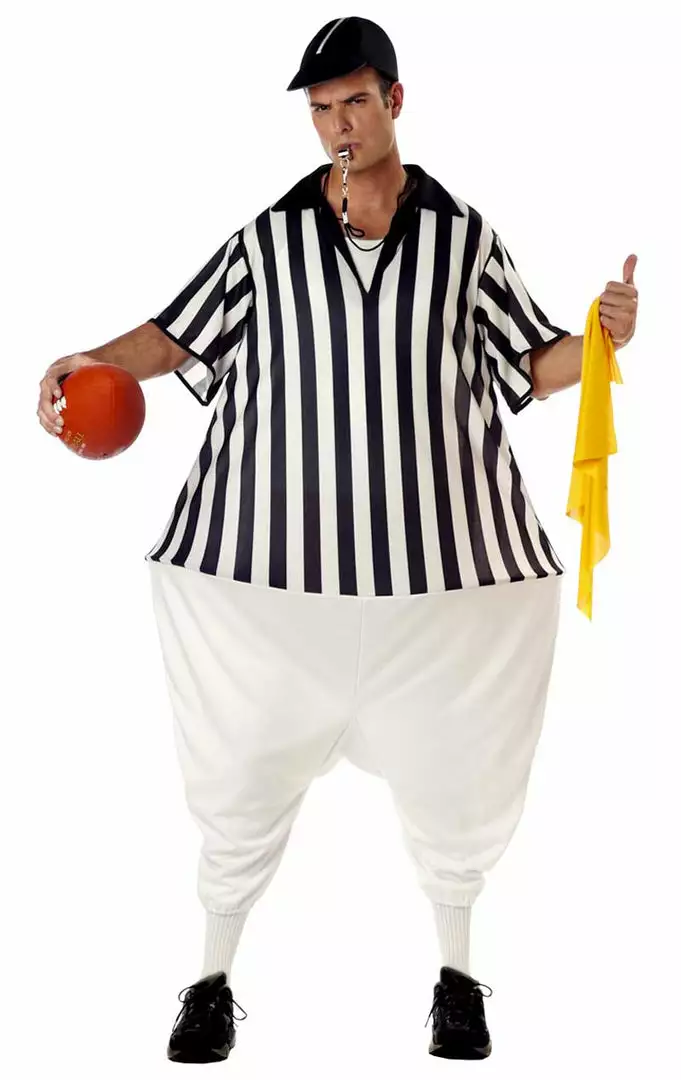 California Costumes American / USA Fat Referee Hoopster Costume 1 California Costumes American / USA Fat Referee Hoopster Costume