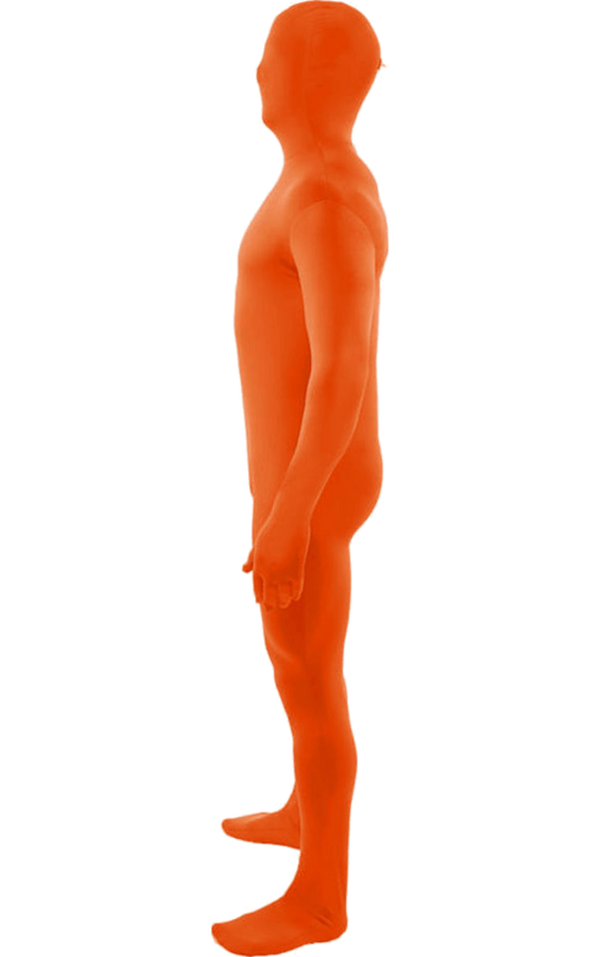 Orion Costumes Novelty Adult Second Skin Suit Orange 2 Orion Costumes Novelty Adult Second Skin Suit Orange