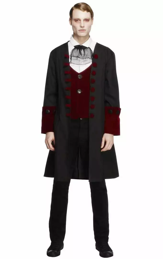 Smiffys Mens Modern Vampire Costume 1 Smiffys Mens Modern Vampire Costume