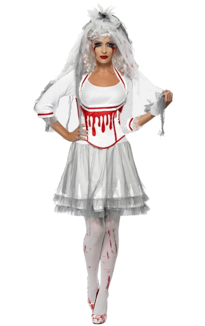 Smiffys Bleeding Bride Costume Wedding 1 Smiffys Bleeding Bride Costume Wedding