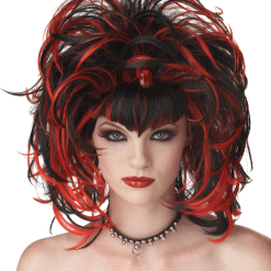Palmer Red & Black Evil Sorceress Wig