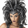 Palmer Halloween Black & White Evil Sorceress Wig