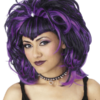 Palmer Dolls Sorceress Wig Black & Purple