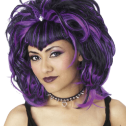 Palmer Dolls Sorceress Wig Black & Purple