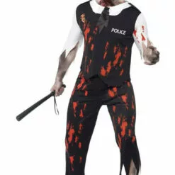 Smiffys Adult Zombie Policeman Costume Halloween