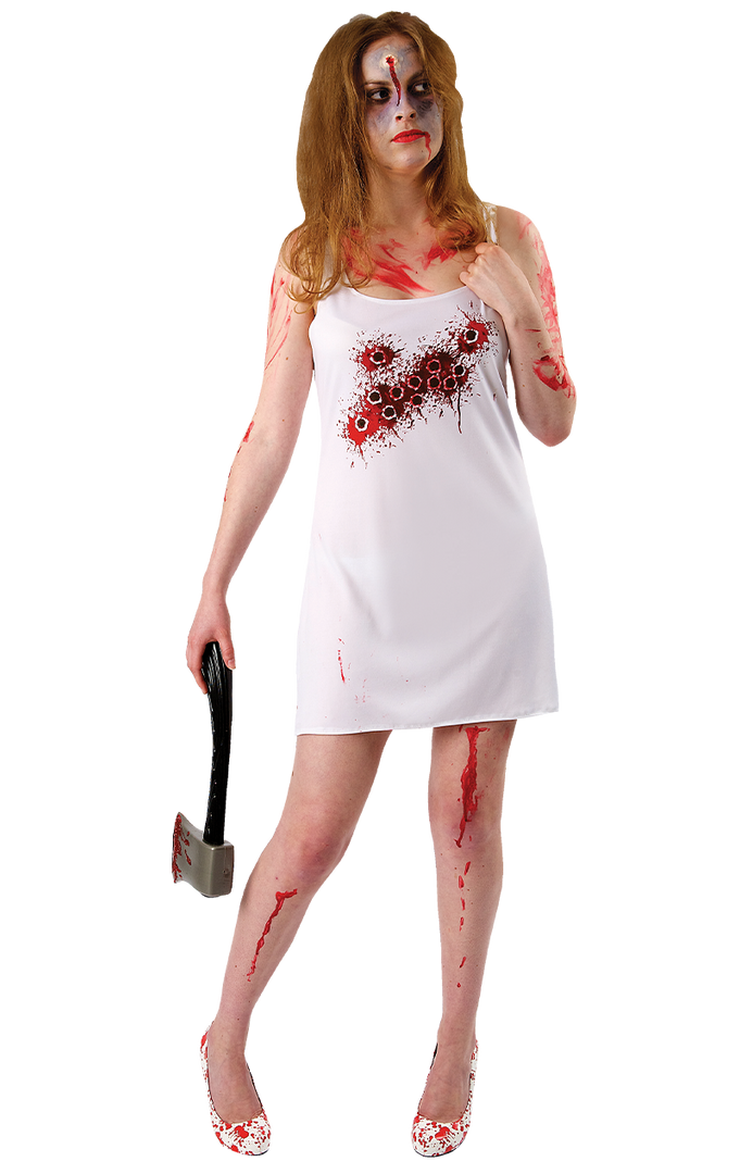 Orion Costumes Costumes Under £20 Ladies Bullet Hole Dress 1 Orion Costumes Costumes Under £20 Ladies Bullet Hole Dress