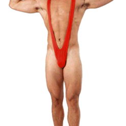 Orion Costumes Adult Fiery Red Borat Mankini Costumes Under £20