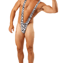 Orion Costumes Adult Zebra Borat Mankini Costumes Under £20