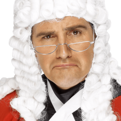 Smiffys White Judge Wig