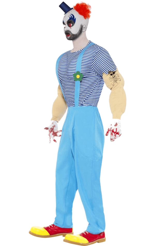 Smiffys Mens Bubbles The Evil Clown Costume Circus 2 Smiffys Mens Bubbles The Evil Clown Costume Circus