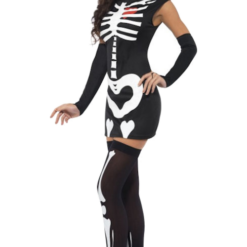 Smiffys Fever Sexy Skeleton Costume Halloween