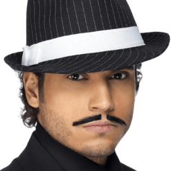 Smiffys Pinstripe Trilby Hat All Decades /Era Costumes