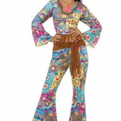 Smiffys Flower Hippy Costume 1960's