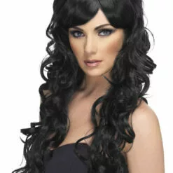 Smiffys Black Pop Starlet Wig Music & Pop/Rock Stars