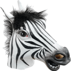 Bristol Novelty Animals Zebra Facepiece