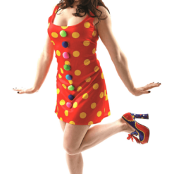 Orion Costumes Circus Womens Bonbon The Clown Dress Costume