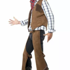 Smiffys Adult Cowboy Costume American / USA