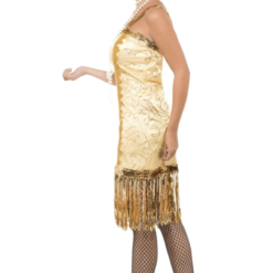 Smiffys Golden Flapper Costume