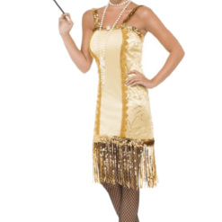 Smiffys Golden Flapper Costume