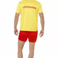 Smiffys Mens Baywatch Tee Costume TV 5 Smiffys Mens Baywatch Tee Costume TV