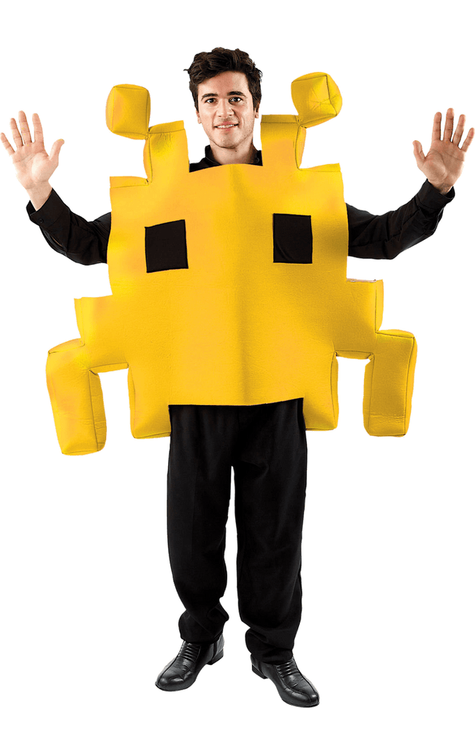 Orion Costumes Yellow Space Invader Costume 1 Orion Costumes Yellow Space Invader Costume