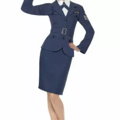 Smiffys Womens WWII Aviation Pilot Costume Military