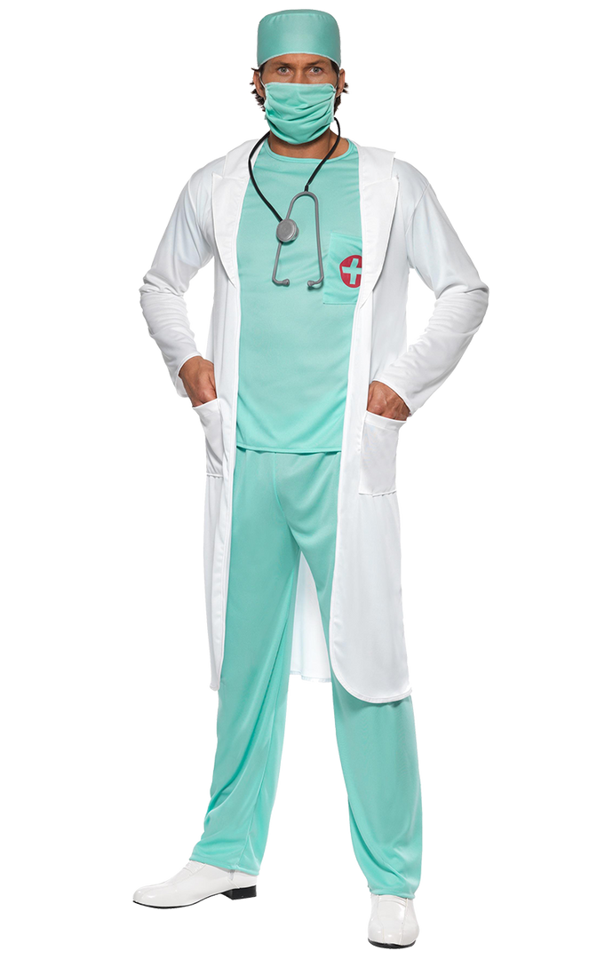 Smiffys Doctors & Nurses Doctors Uniform Costume 1 Smiffys Doctors & Nurses Doctors Uniform Costume