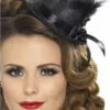 Smiffys Black Top Hat Headband Carnival
