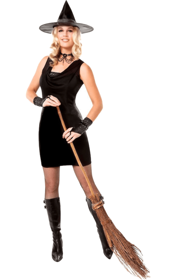 Goddessey Ladies Black Witch Costume 1 Goddessey Ladies Black Witch Costume