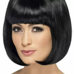 Smiffys Black Long Bob Wig