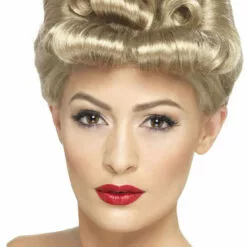 Smiffys All Decades /Era Costumes 40s Light Blonde Wig Accessory
