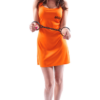 Orion Costumes Ladies Orange Convict Dress