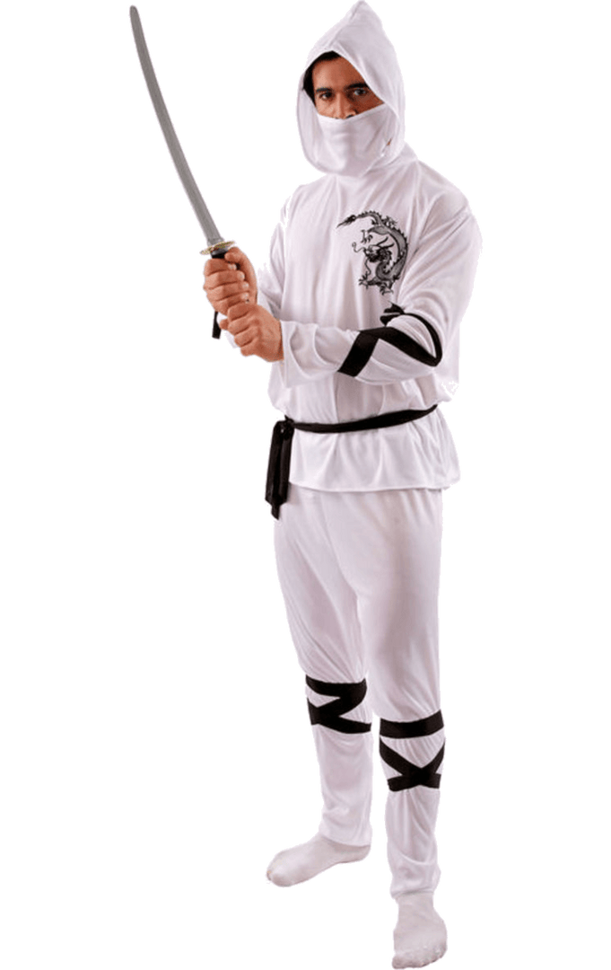 Orion Costumes Adult White Ninja Costume Costumes Under £20 1 Orion Costumes Adult White Ninja Costume Costumes Under £20