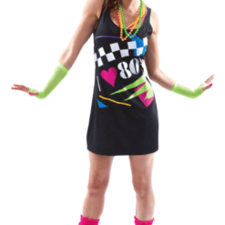 Orion Costumes Ladies I Love The 80s Dress Costumes Under £20