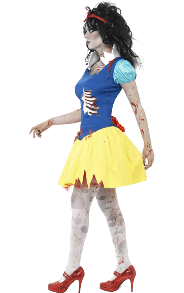 Smiffys Adult Zombie Snow White Costume 2 Smiffys Adult Zombie Snow White Costume
